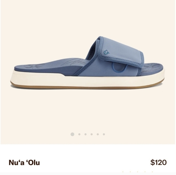 OluKai Nu'a 'Olu Slide Sandals - Size 9 - Picture 14 of 15